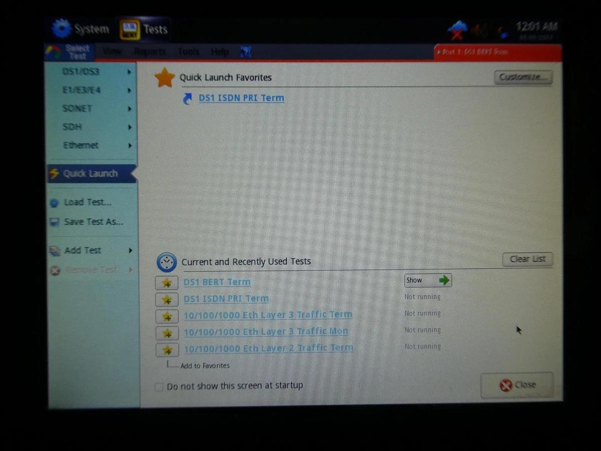 Used JDSU 5812P T-BERD 5800 Communication Analyzer TB/MTS-5800 Untested As-Is