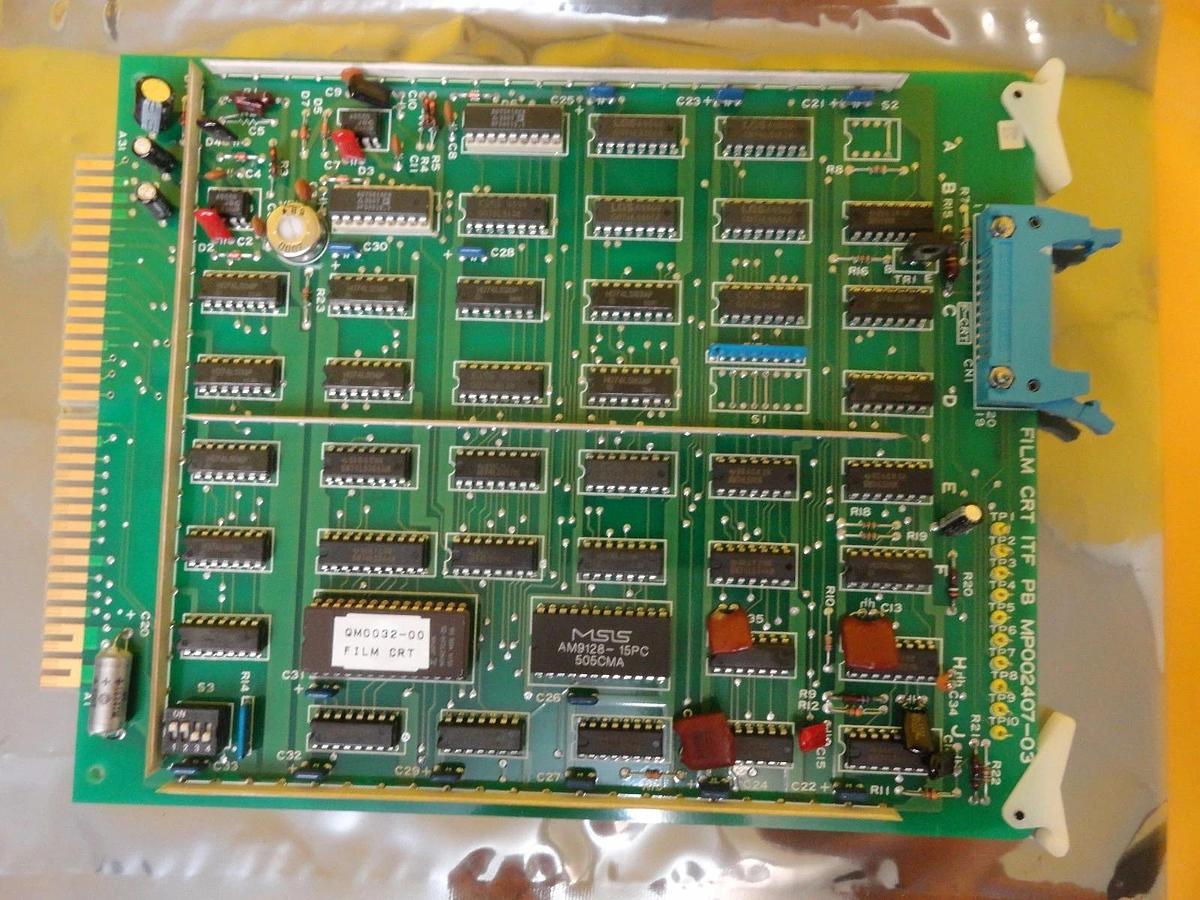 Used JEOL MP002407-03 FILM CRT ITF PB Interface Board PCB Card JEM-2010F Working