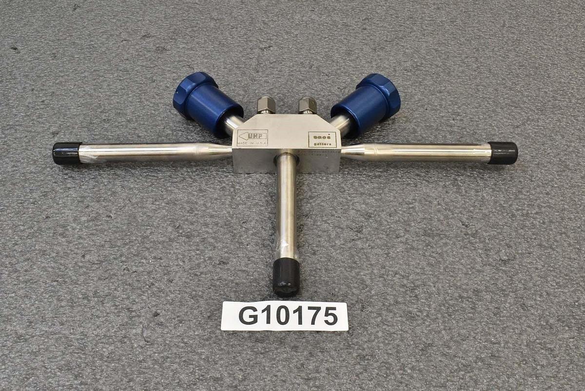 Used Saes Getters DVT504M10606 3-Way Valve Assembly
