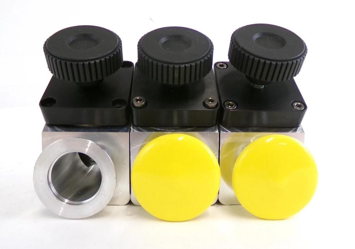 Used VAT 26528-KA01-BYB1 HV Inline Valve Assembly Reseller Lot of 8 Working Surplus