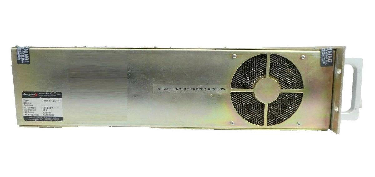 Used Dressler Cesar 1312 RF Power Generator AE Mattson M24-00000-00 Tested As-Is