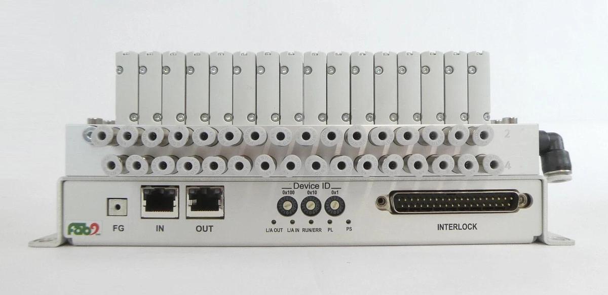 Used Festo VTUG-16K-EC-INT-CS 16-Port Pneumatic Manifold Reseller Lot of 2 Working