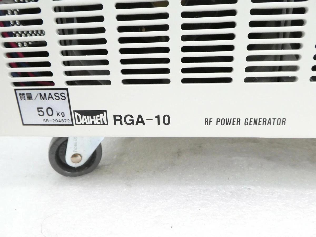 Used Daihen RGA-10D-V RF Power Generator TEL 3D80-000826 Copper Cu Exposed Working