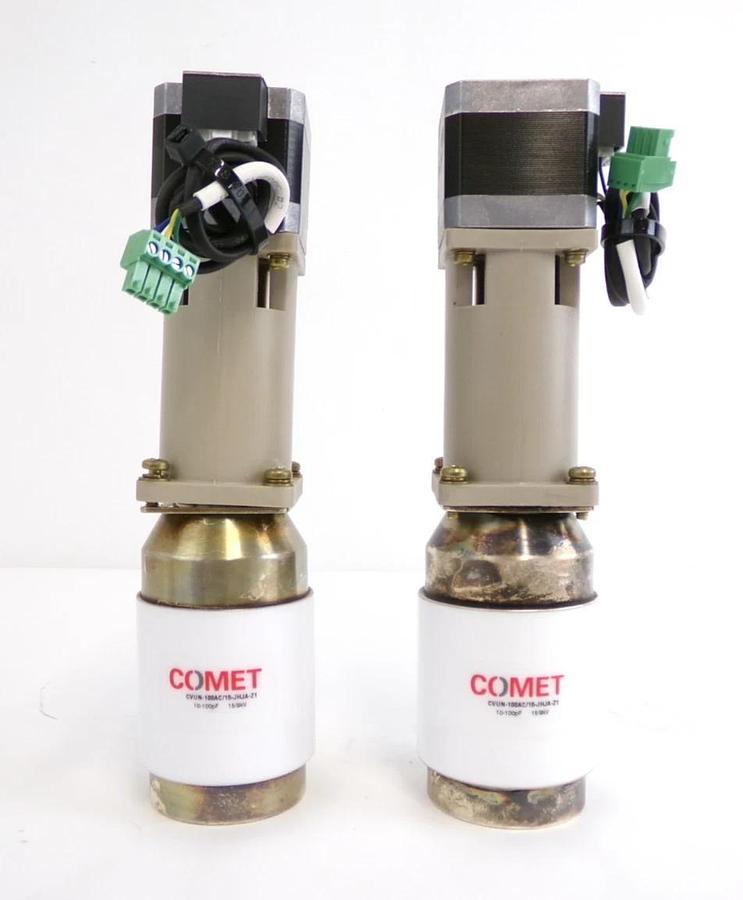 Used Comet CVUN-100AC/15-JHJA-Z1 RF Variable Vacuum Capacitor Lot of 4 Working