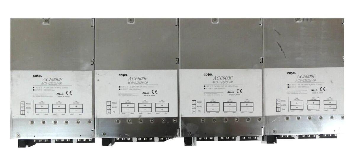 Used Cosel AC9-2J2J2J-00 Power Supply ACE900F Reseller Lot of 4 Working Spare