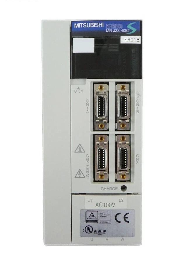 Used Mitsubishi Electric MR-J2S-40B1-EH018 AC Servo Driver MELSERVO Working Surplus