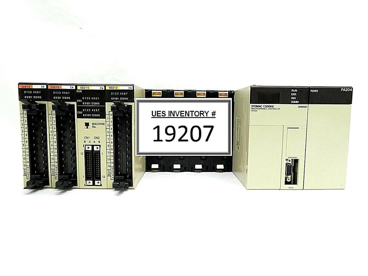 Used Omron C200HX Programmable Logic Controller PLC Microbar Mini Trackmate CPU44-E