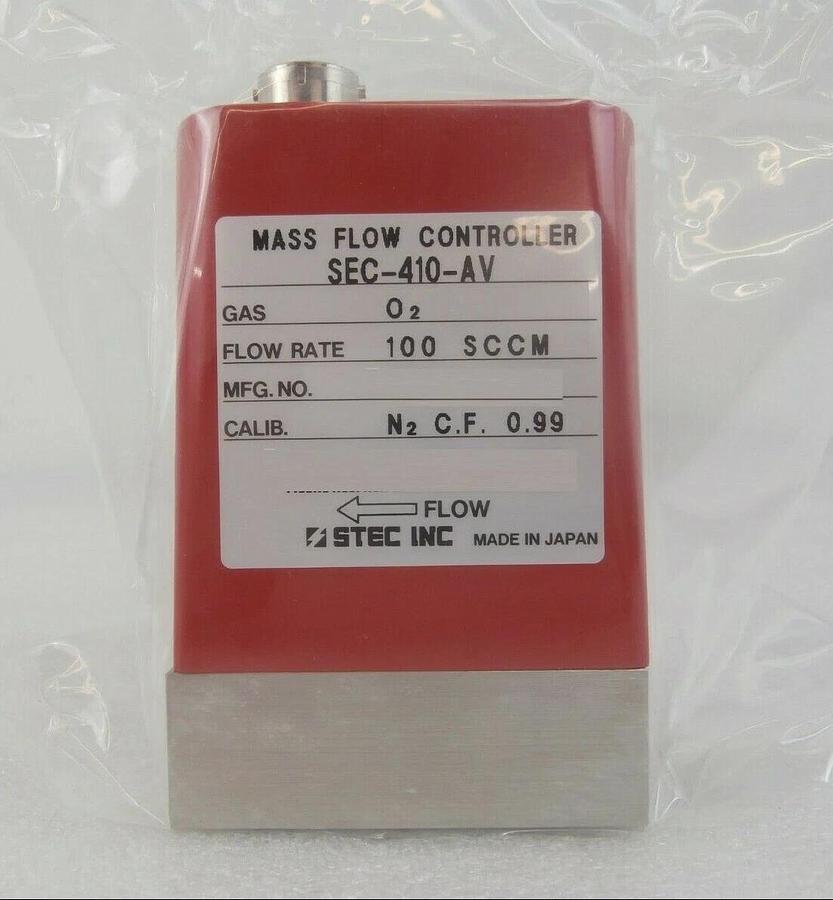 STEC SEC-410-AV Mass Flow Controller MFC SEC-410 000 SCCM O2 New Surplus