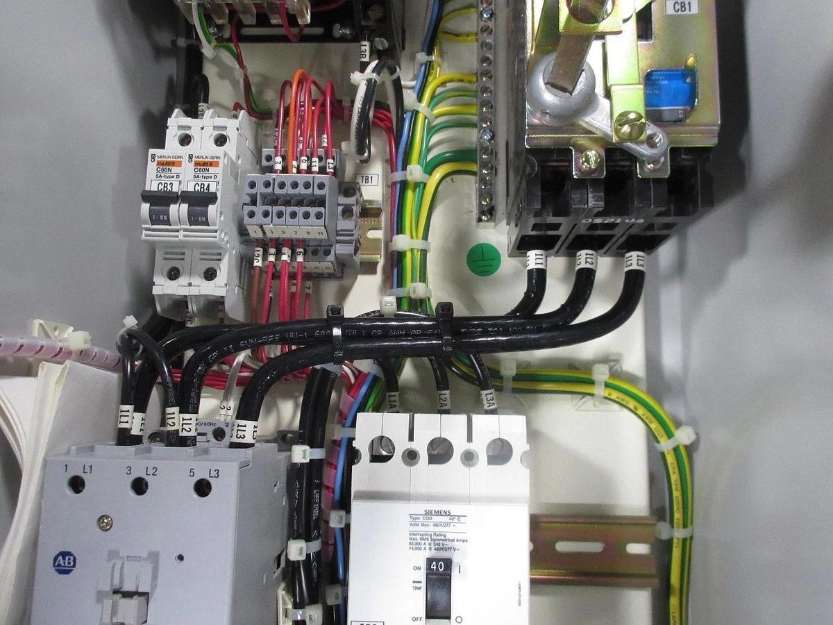 Used Edwards NGV466000 Power Distribution Box w/ Cables NGV466010-D Used Working