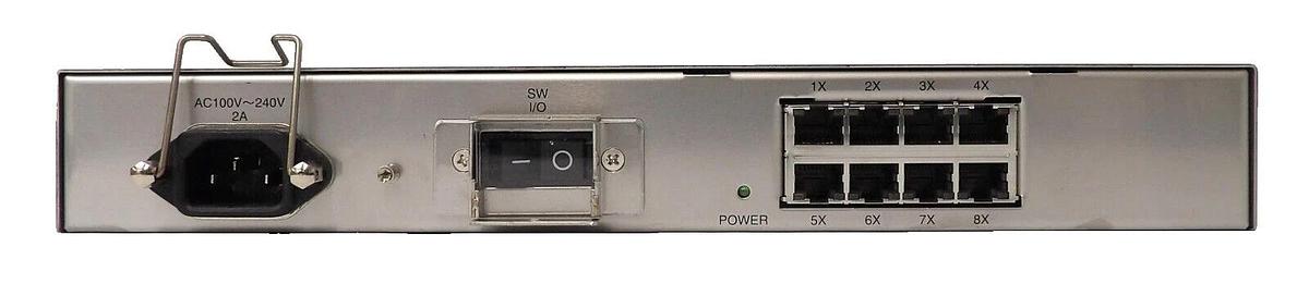 Used TEL Tokyo Electron E280-000065-12 8-Port Switching Hub E2U205-12 Working Surplus