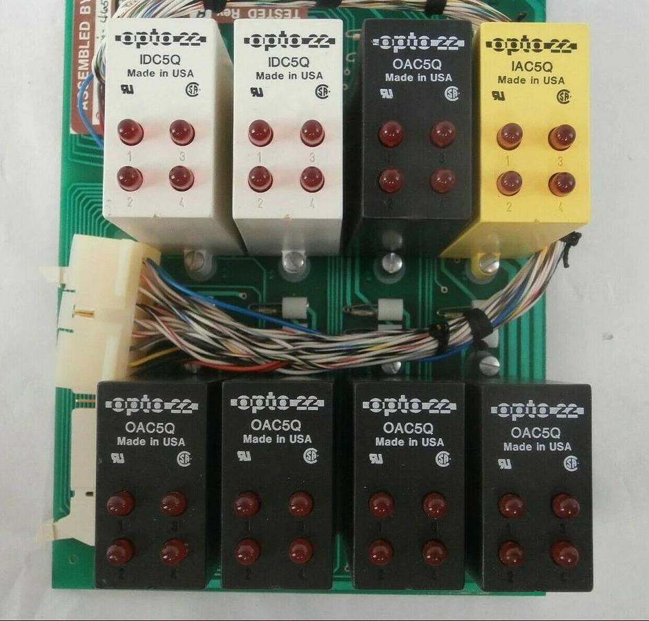 Used Varian Semiconductor VSEA D-H4697001 Quad Pack Relay PCB Working Surplus