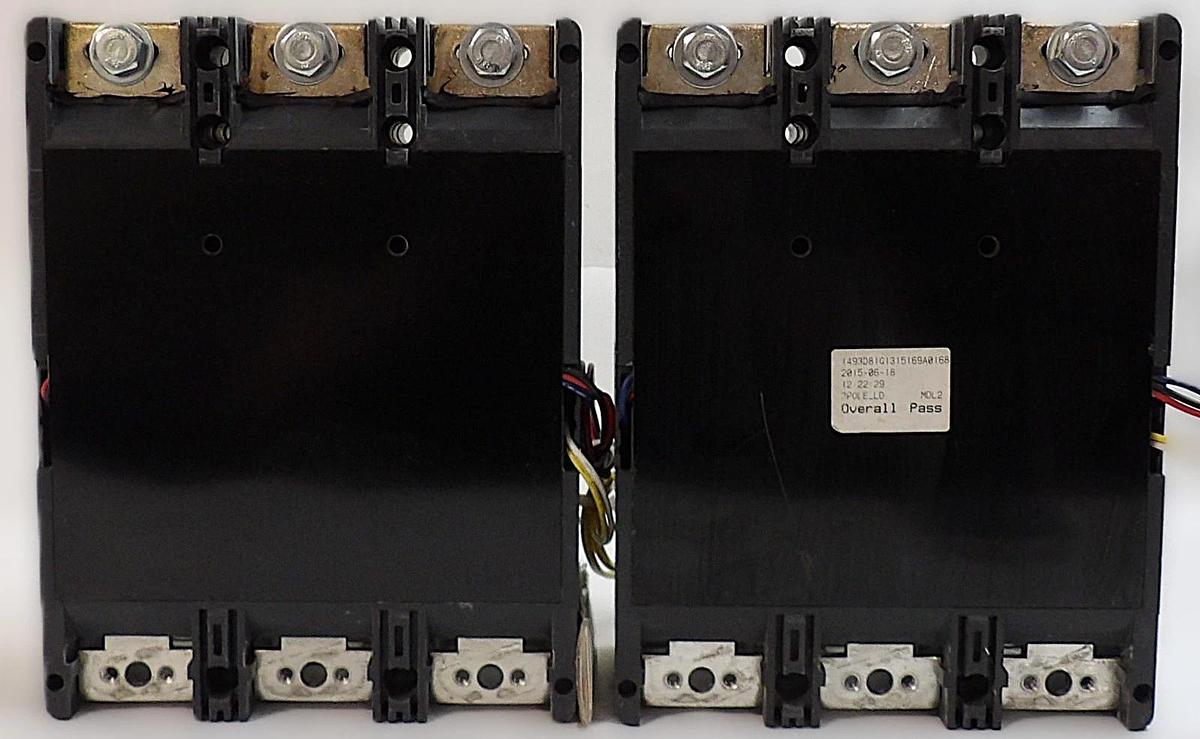 Used Eaton 6633C81G03 LD 35k 3-Pole Circuit Breaker LD3600F Lot of 2 Working