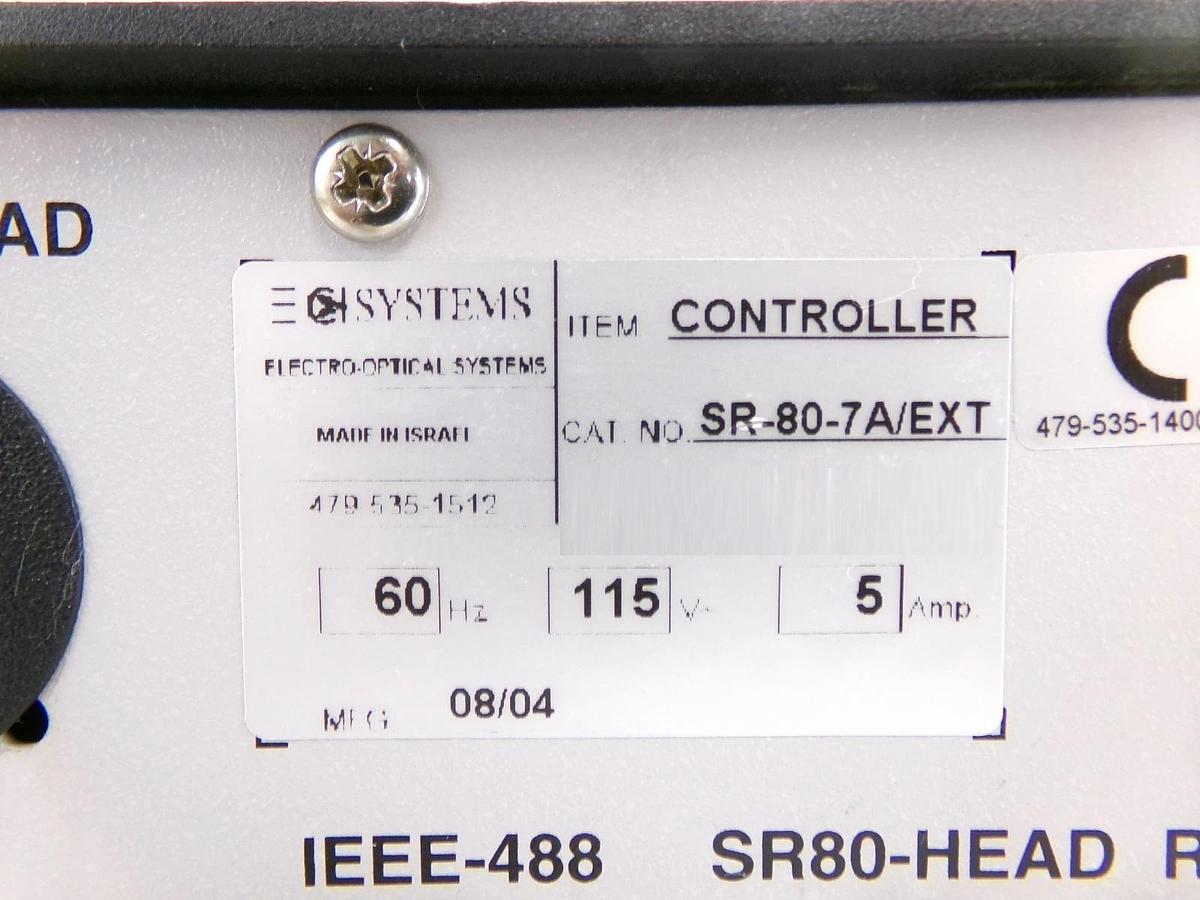Used CI Systems SR-80-7A/EXT IR Radiation Source Controller SR 80 Spare Surplus