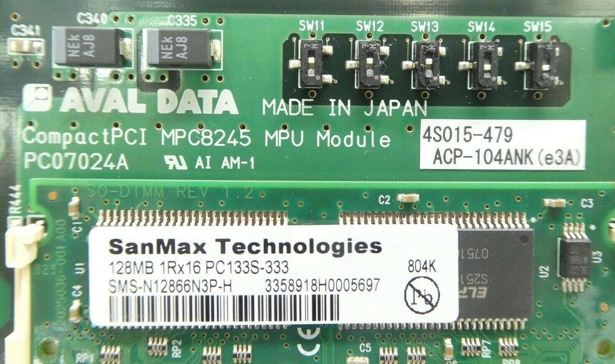 Used Nikon 4S015-542-1 RMCP PCB Card ACP-104A-RMCP-1 4S015-479 MPC8245 NSR FX-601F