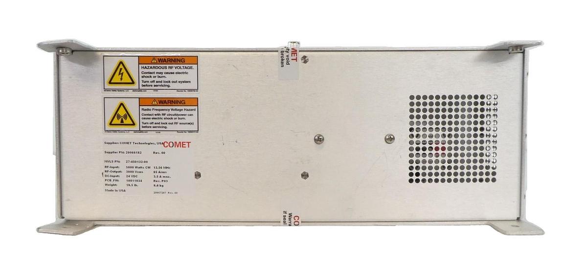 Used Comet Technologies 20066182 RF Match Novellus Systems 27-450132-00 Spare Surplus