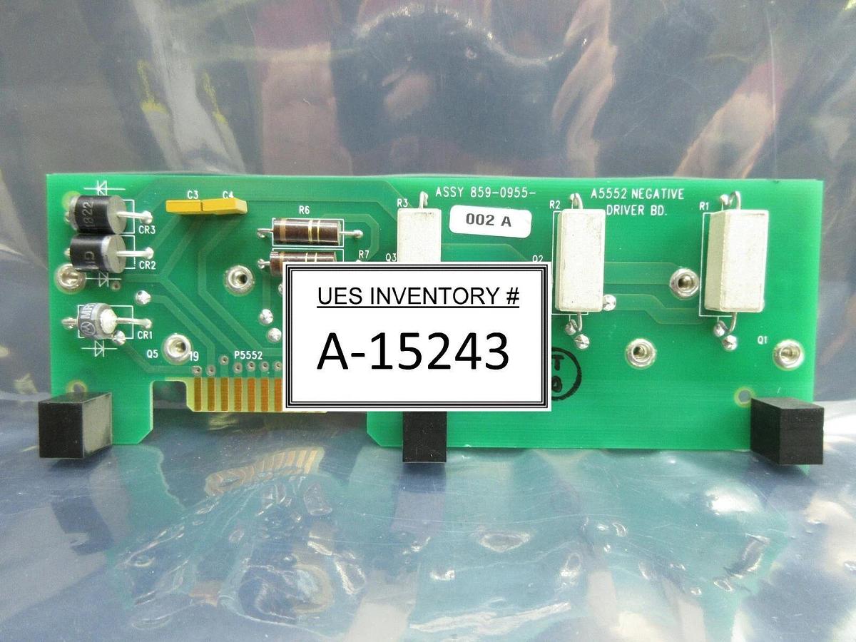 Used SVG Silicon Valley Group 859-0955-002 Negative Driver Board PCB Card A5552 Spare