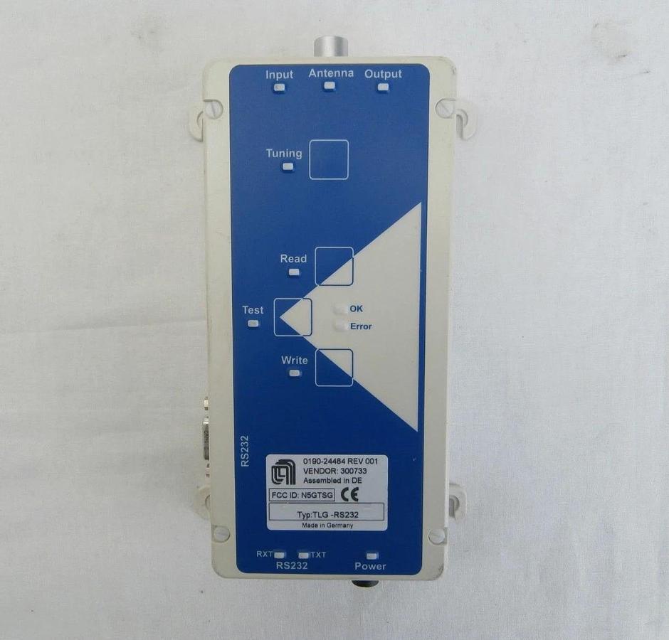 Used AMAT Applied Materials 0190-24484 Transponder Reader TLG-I2-AMAT-R1 Working