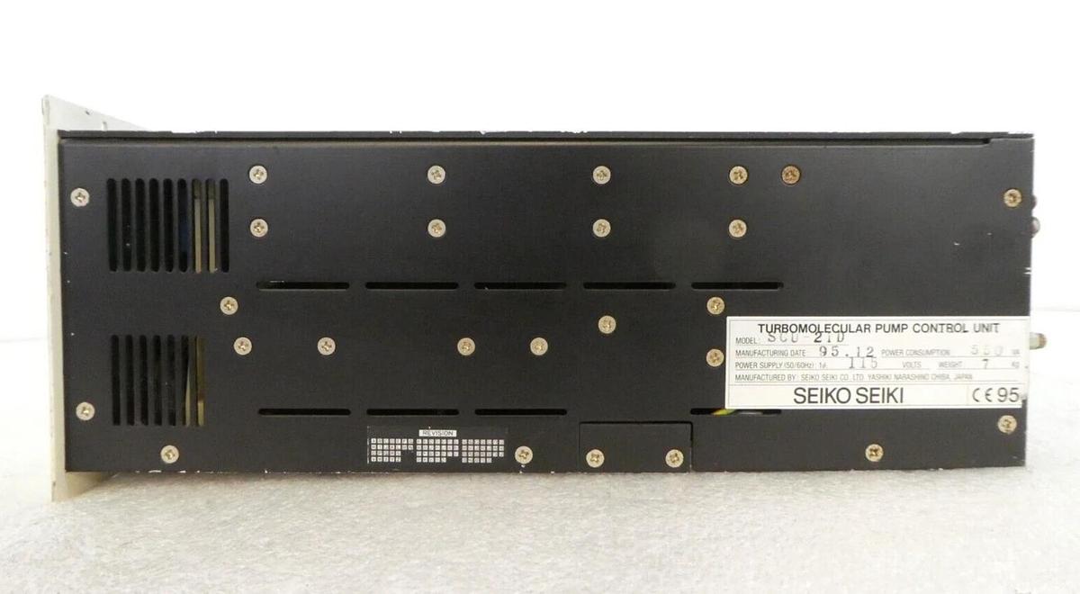 Used SCU Seiko Seiki SCU-21D Turbomolecular Pump Controller Dented Tested Working