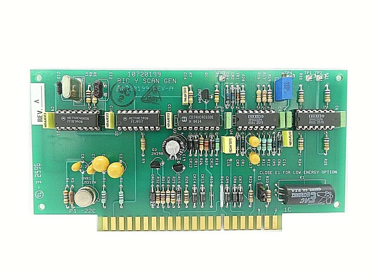 Used Brookhaven 10720199 Y Scan Gen PCB Card Rev. A Varian E20000183 Working Surplus