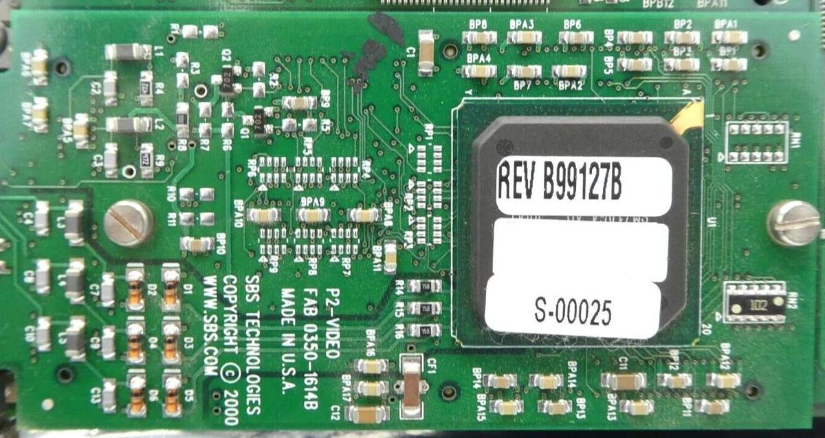 Used SBS Technologies MC-303 CARRIER PCB Card 0330-1686A P2-VIDEO P1-OCTAL Working