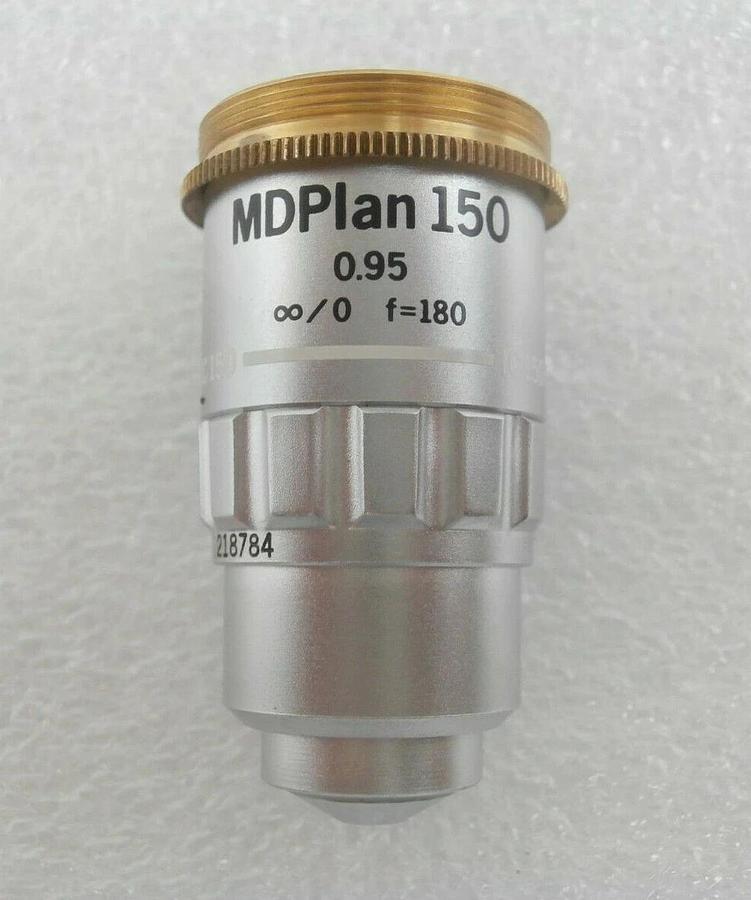 Used Olympus Microscopy MDPlan 150 0.95 ∞/0 f=180 Microscope Objective IC 150 Working
