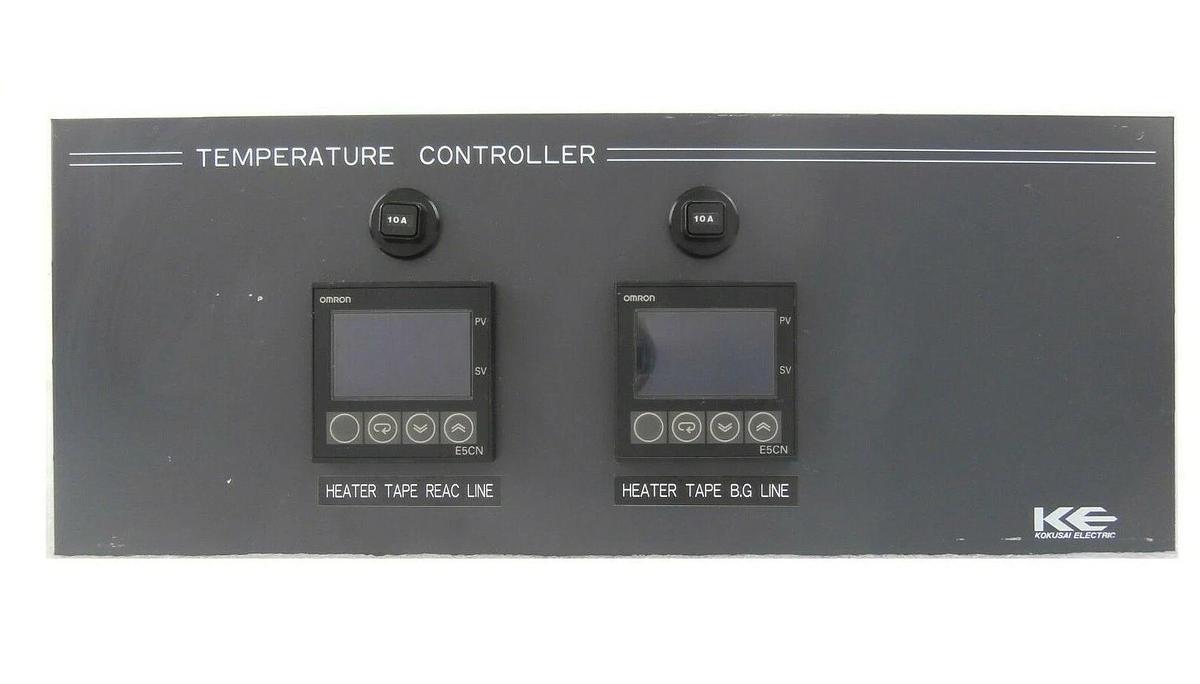 Used Kokusai Electric Temperature Controller Heater Tape REAC & B.G. Line Working