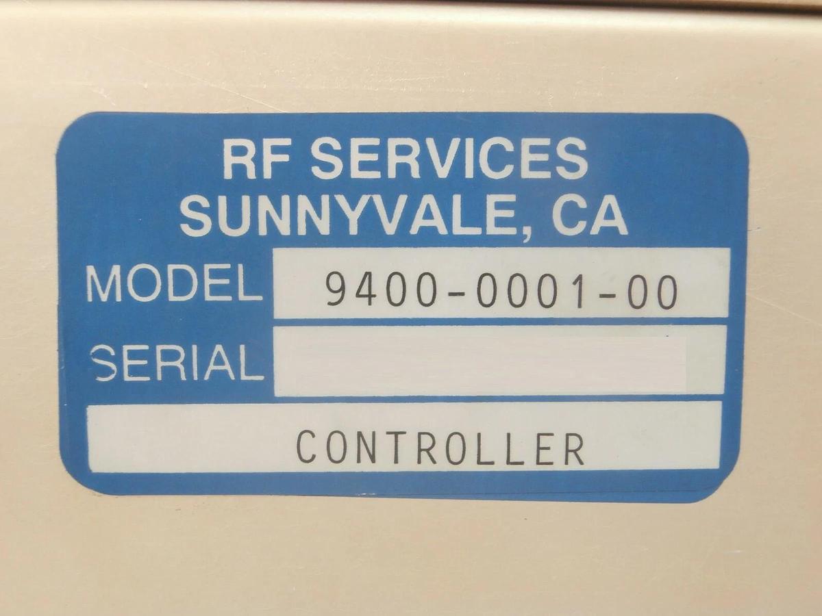 Used RF Services 9400-0001-00 Matching Network Controller Novellus 27-00040-00 Spare