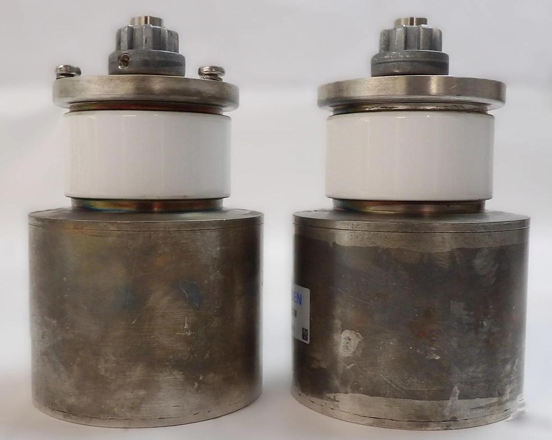 Used Meiden SCV-520M Variable Vacuum Capacitor Lot of 2 Spare