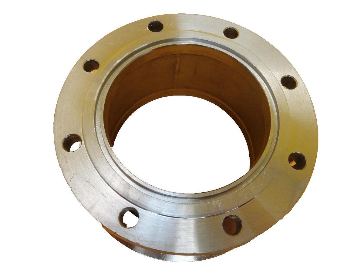Used MKS Instruments Conical Reducer Nipple HPS DN150CF to 7.25" Grooved 8-Hole Spare