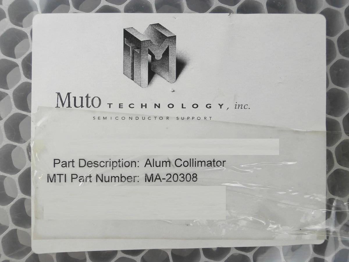 Used Muto Technology MA-20308 1.5:1 A/R Aluminum Collimator Cleaned Working Surplus