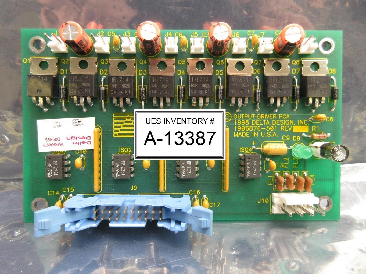 Used Delta Design 1906876-501 Output Driver PCA Board PCB Summit ATC Thermal Used