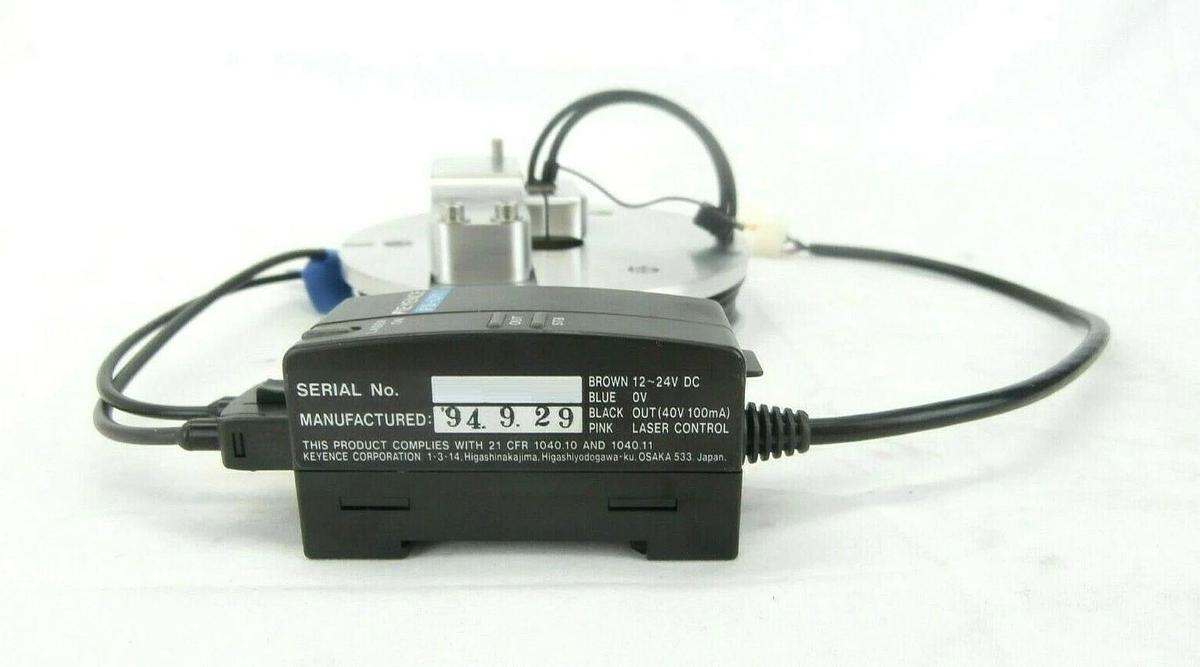 Used Keyence FS-L71 Photoelectric Sensor Amplifier Assembly Plasma-Therm Working