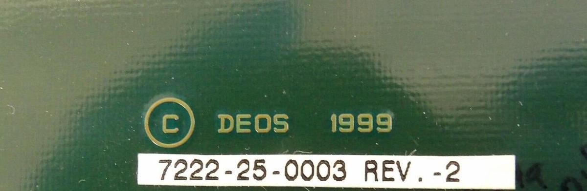 Used Deos 7222-15-0003 Micro Controller PCB 7222-25-0003 GEM-Q400 Working Surplus