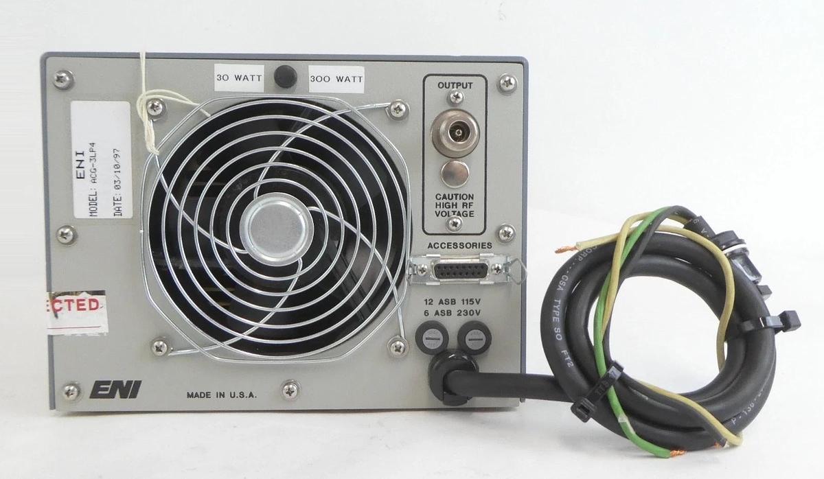 Used ACG-3 ENI Power Systems ACG-3LP4 RF Power Generator 30W 300W Tested Working
