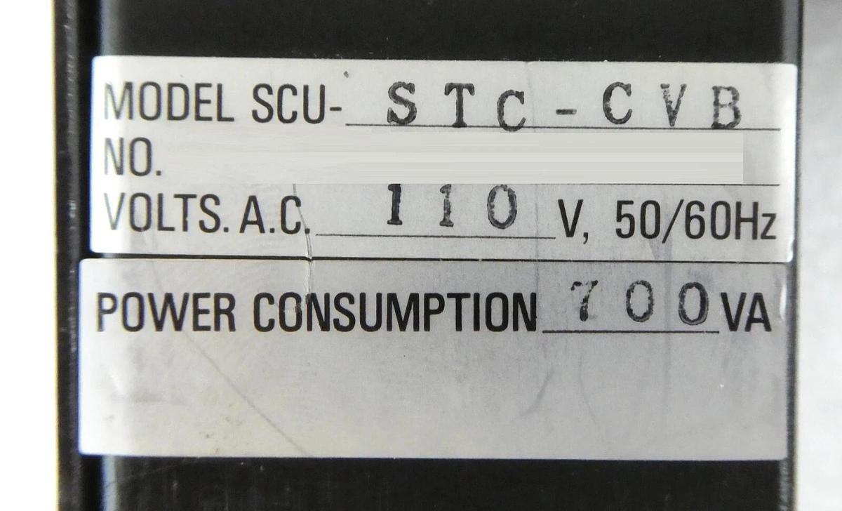 Used Seiko Seiki SCU-STC-CVB Turbomolecular Pump Control Module with Cables Tested
