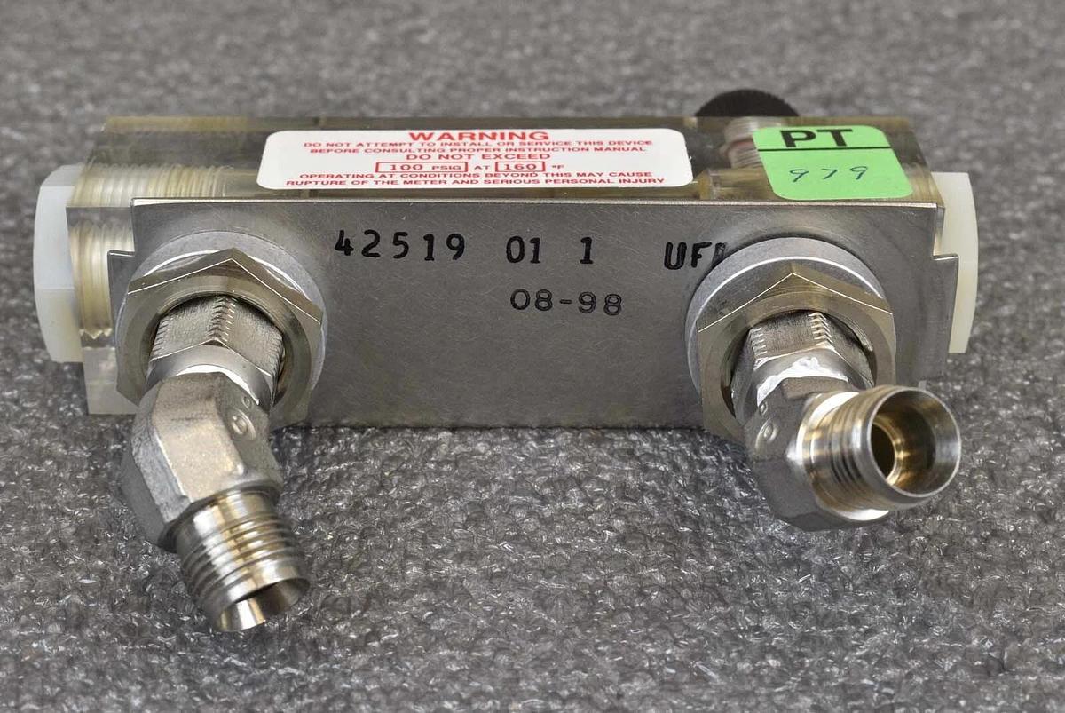 Used Brooks Instrument 2001E7CG4BB1BB Flow Meter