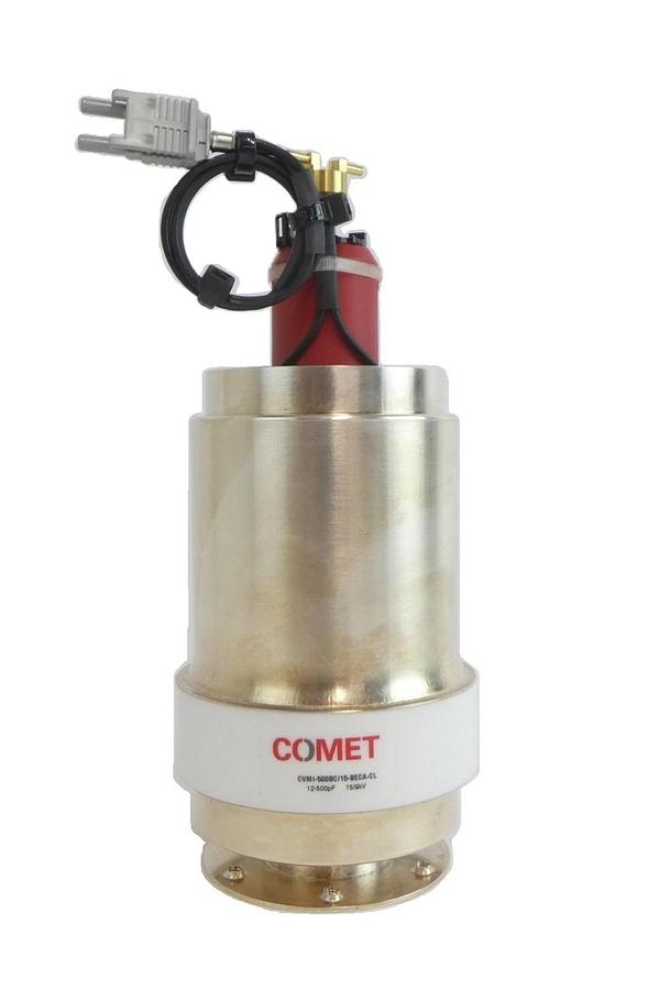 Used Comet CVMI-500BC/15-BECA-CL Variable Vacuum Capacitor 12-500pF 15/9kV Working