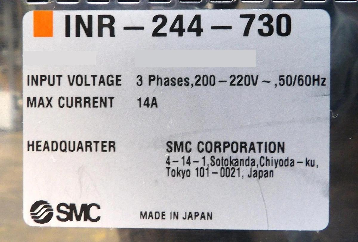 Used SMC Pneumatics INR-224-730 Chiller Heat Exchanger THERMO-CON Working Surplus