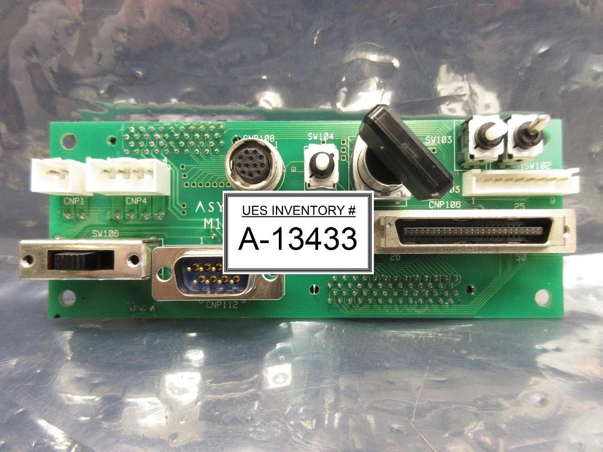 Used Asyst Shinko HASSYC810300 Operator Interface PCB with Key M197 2/2 Used Working