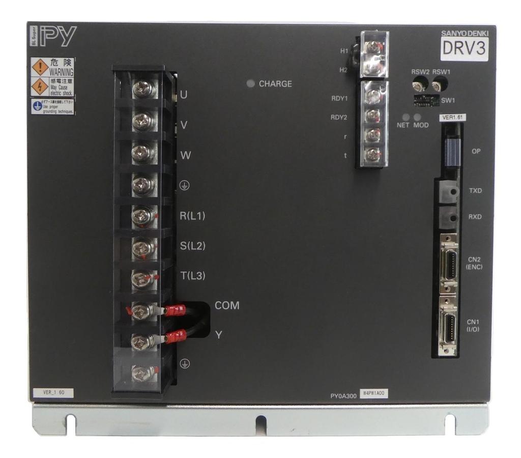 Used Sanyo Denki PY0A300W4PW1A00 PY Servo Amplifier Working