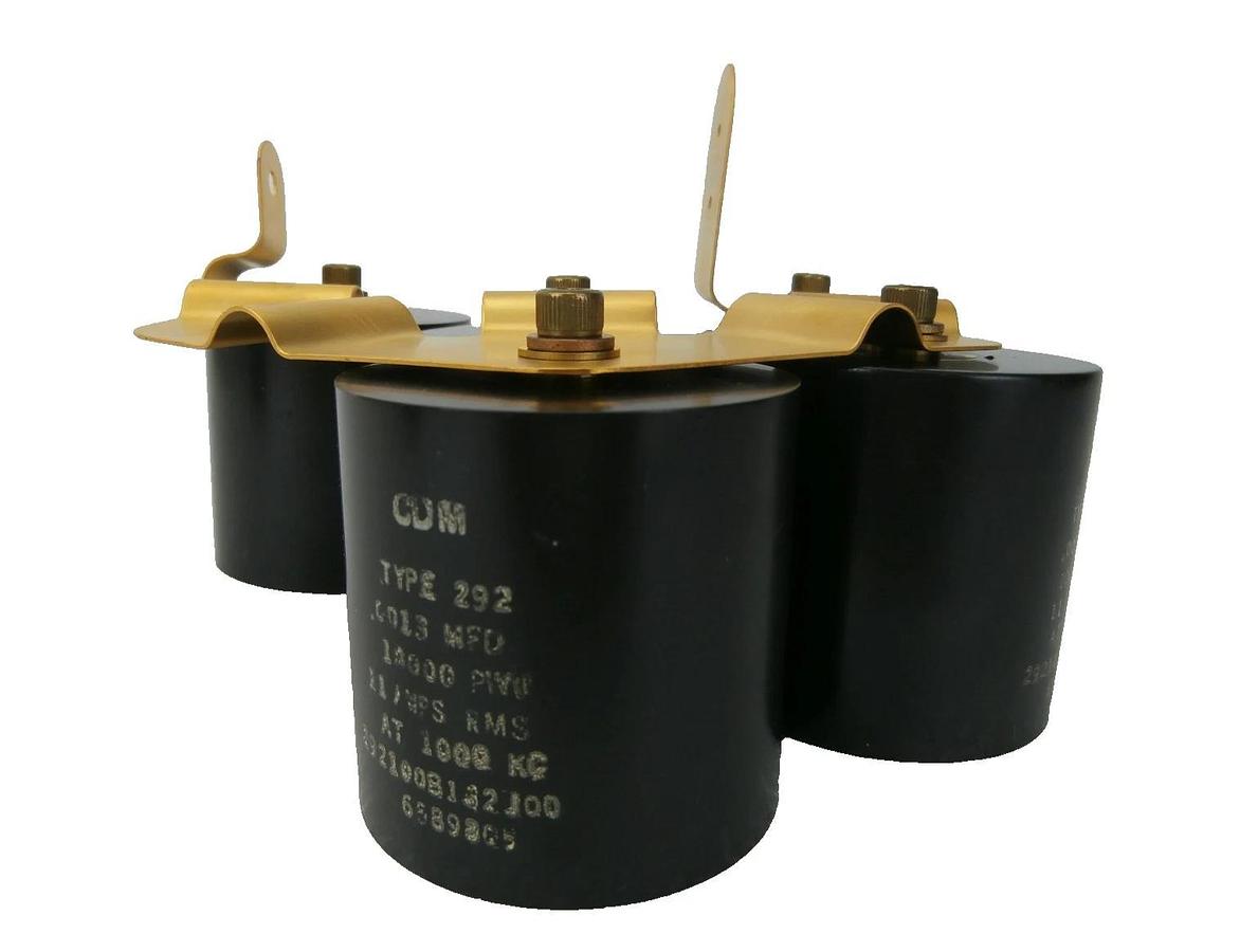 Used AMAT Applied Materials 0021-10744 RF Match Capacitor Assembly Outer Coil Working