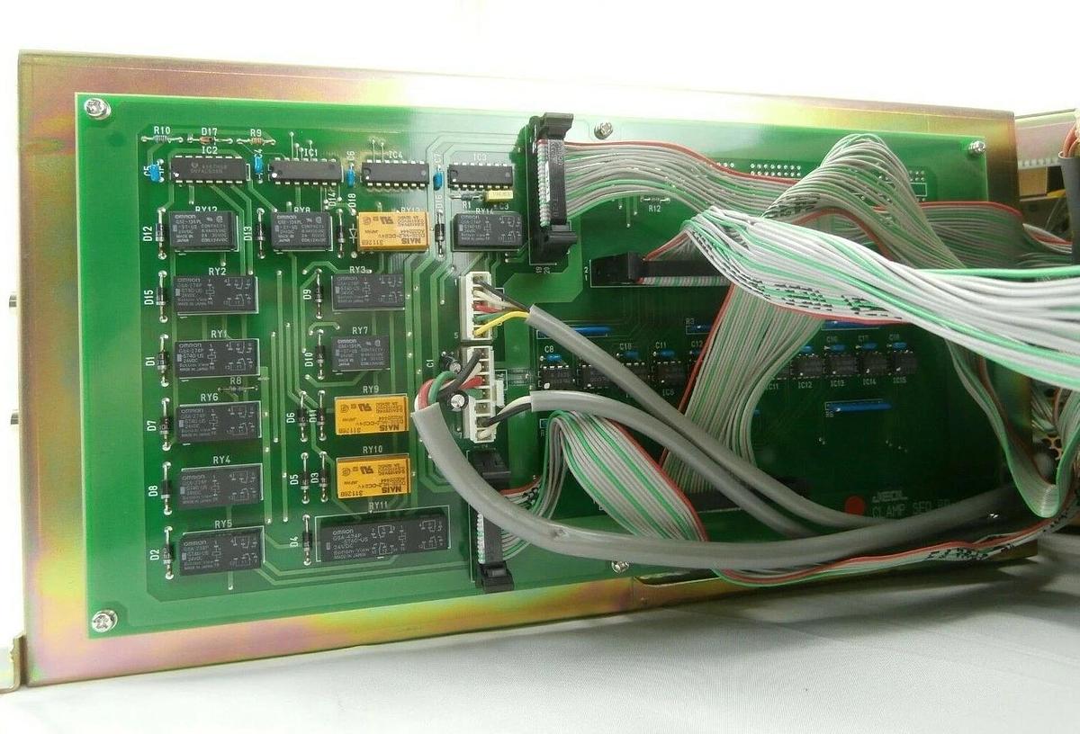 Used JEOL CLAMP CONT CCT Controller PCB Assembly BP102020-00 JWS-2000 SEM Working