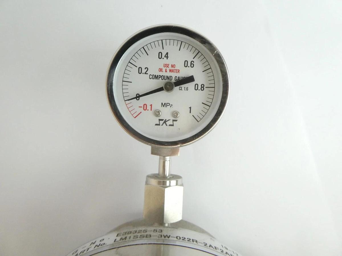Used Yutaka LM1SSB-3W-022R-2AF2AF-QG Pressure Regulator LM1 Series Lot of 5 As-Is
