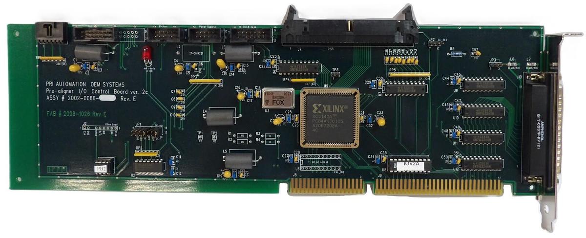 Used PRI Automation 2002-0066 Pre-Aligner I/O Control PCB Assembly Working Surplus
