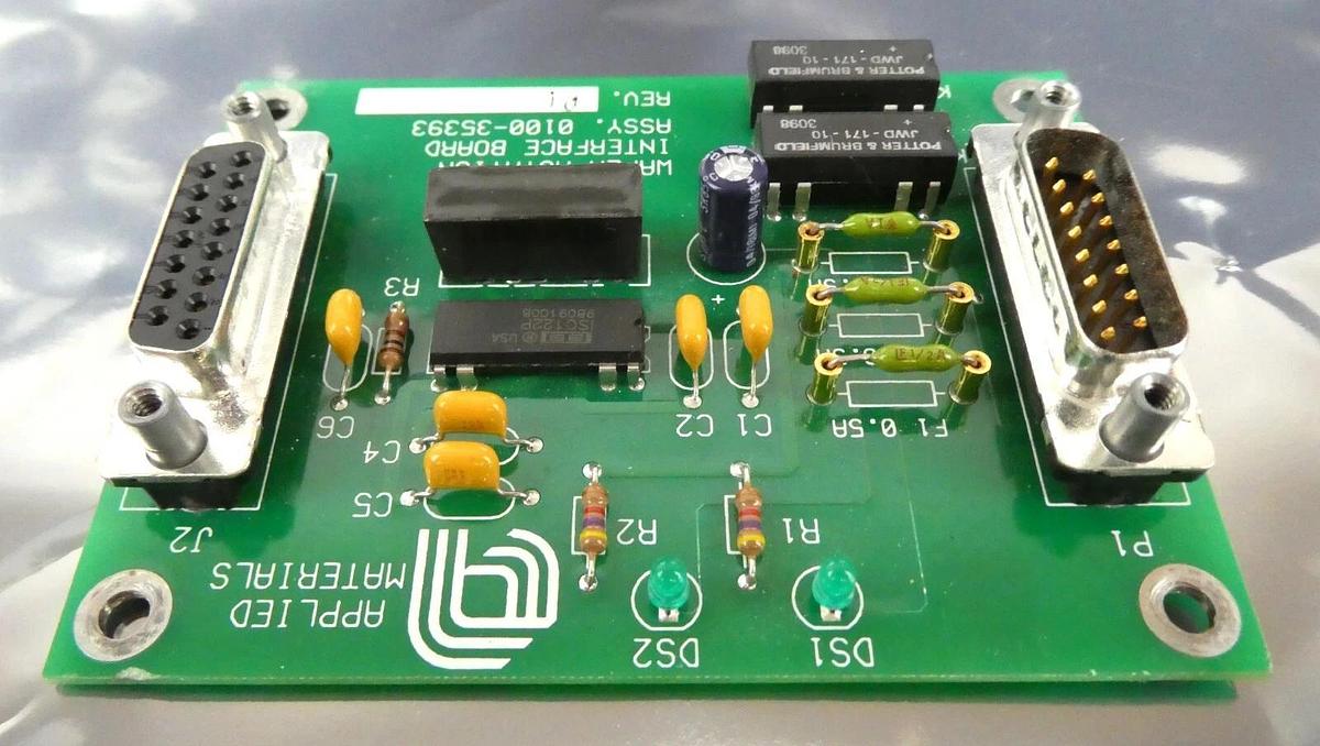 Used AMAT Applied Materials 0100-35393 Wafer Rotation Interface PCB Working Spare