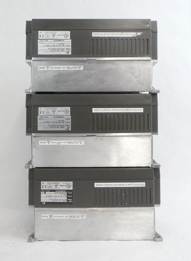 Used Fuji Electric FRN3.7G11S-2TH Frequency Changer Frenic 5000G11 Lot of 7 Working