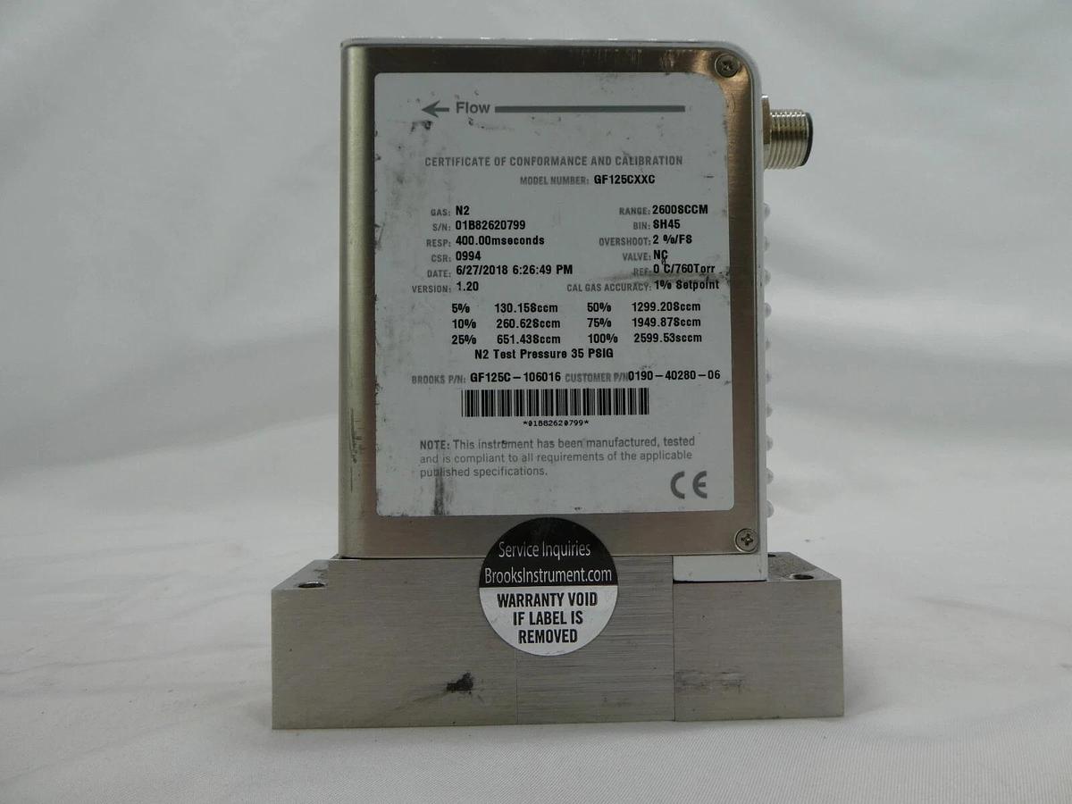 Used Brooks Instrument GF 125C Mass Flow Controller MFC Reseller Lot of 12 Working