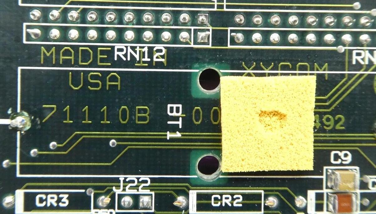Used Xycom 70110-003 SRAM 512K PCB Card 71110B-001 1099000-3697-REF Working Surplus