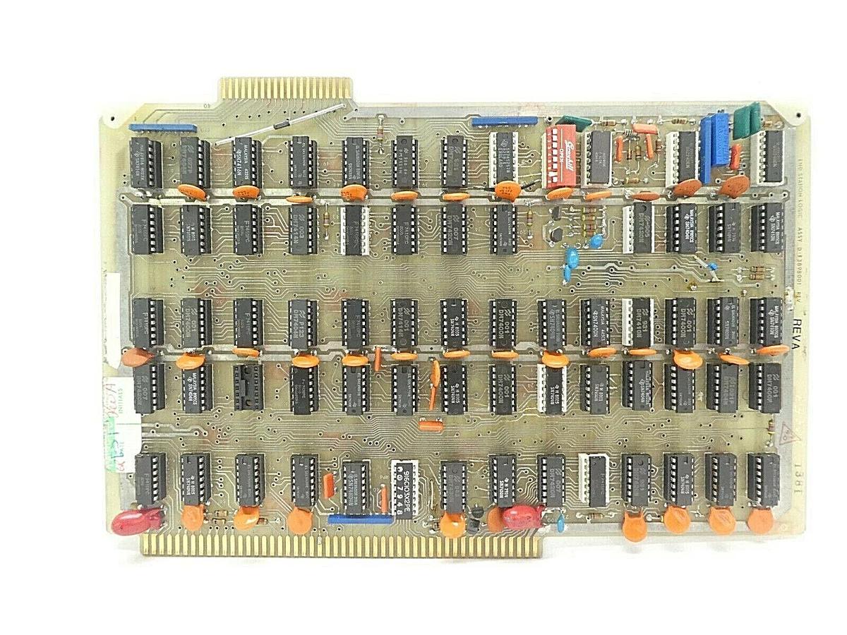 Used Varian Semiconductor VSEA D-F3898001 End Station Logic PCB Card Rev. A Working