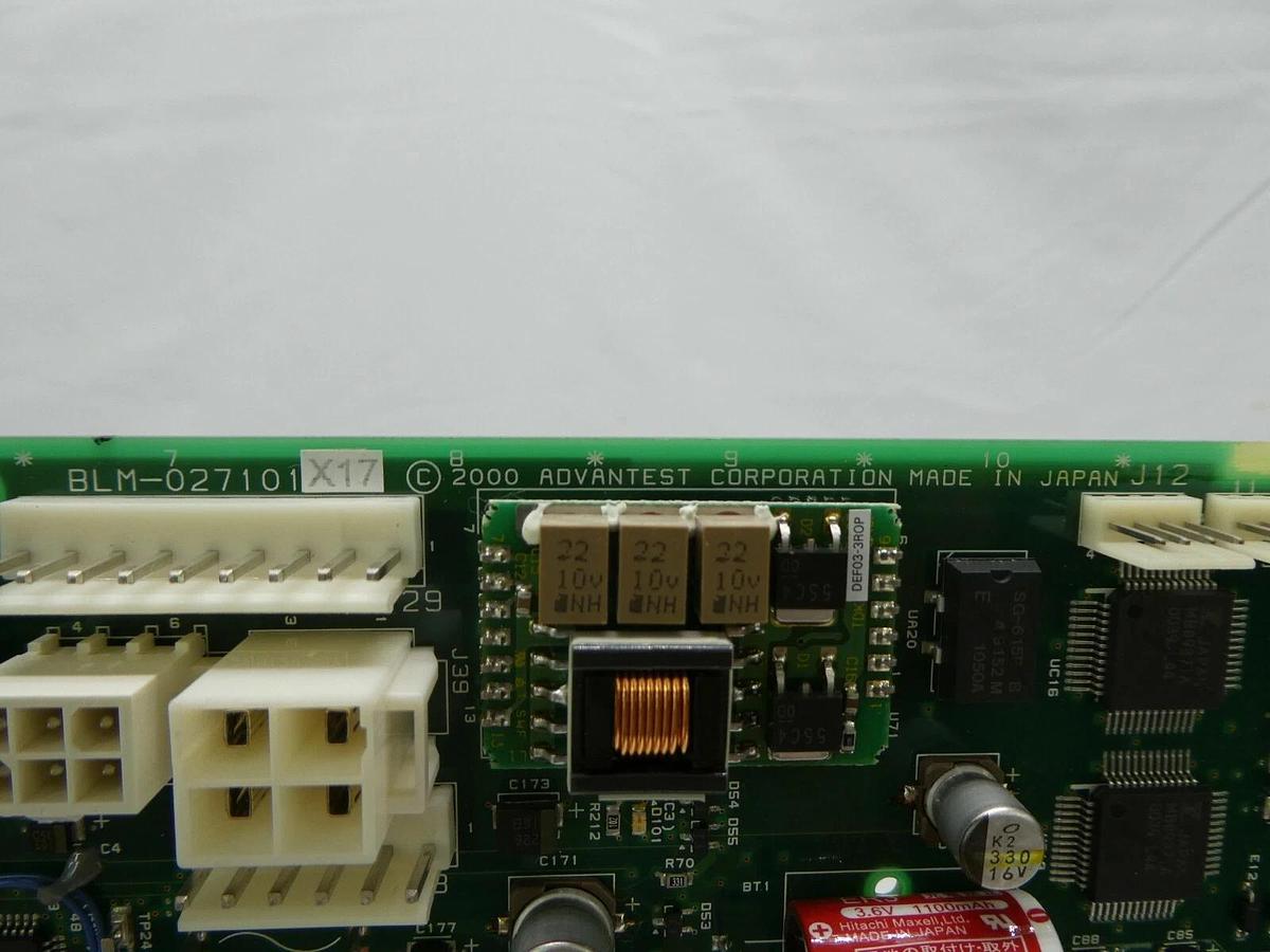 Used Advantest BLM-027101 Motherboard PCB X17 PLM-827101AA1 DEF03-3R0P 007167 Working
